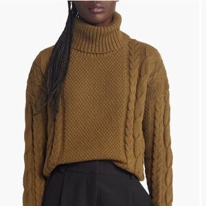 Madewell Cable Turtleneck Sweater